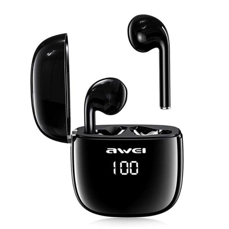 AWEI T28P BLUETOOTH EARBUD ΑΚΟΥΣΤΙΚΑ ΜΕ ΘΗΚΗ ΦΟΡΤΙΣΗΣ & ΑΝΤΟΧΗ ΣΤΟ ΝΕΡΟ- vip mix shop