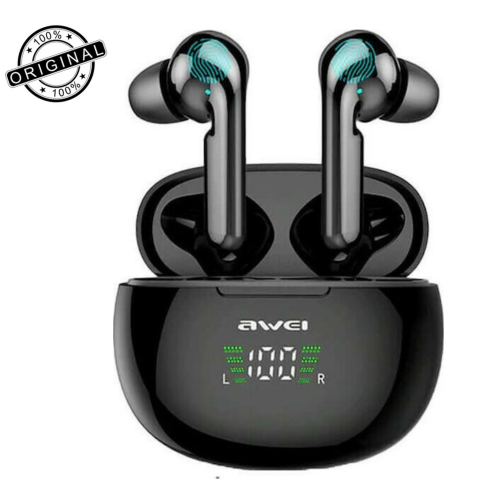 AWEI T15 BLUETOOTH EARBUD HANDSFREE ΜΑΥΡΟ- vip mix shop