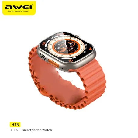 AWEI H16 ULTRA SMARTWATCH ΜΕ ΠΑΛΜΟΓΡΑΦΟ