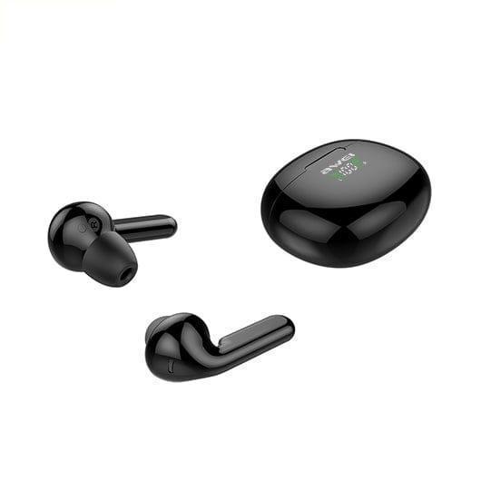 AWEI T15 BLUETOOTH EARBUD HANDSFREE ΜΑΥΡΟ- vip mix shop