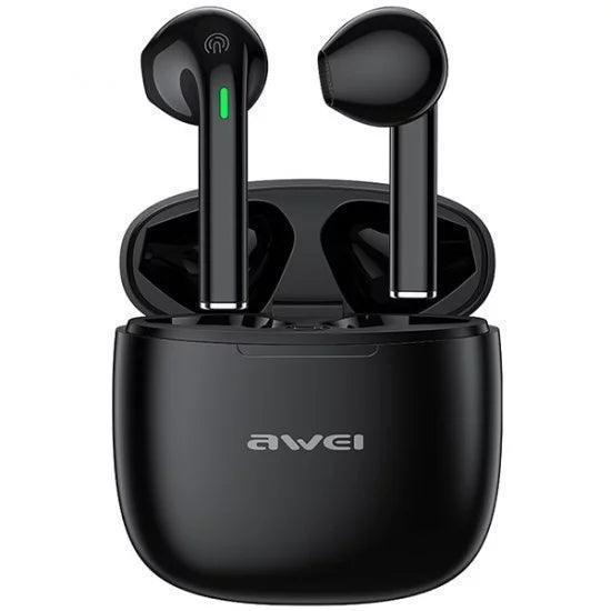 AWEI T26 PRO IN-EAR BLUETOOTH HANDSFREE ΑΚΟΥΣΤΙΚΑ ΜΕ ΘΗΚΗ ΦΟΡΤΙΣΗΣ ΜΑΥΡΑ - vip mix shop