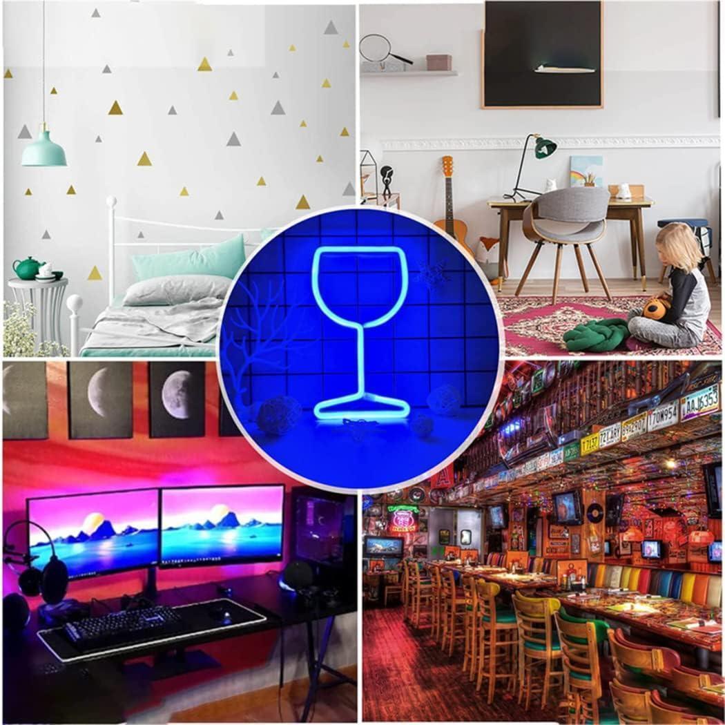 Κρεμαστό Φωτιστικό Νeon LED σε Σχήμα Ποτηριού - vip mix shop