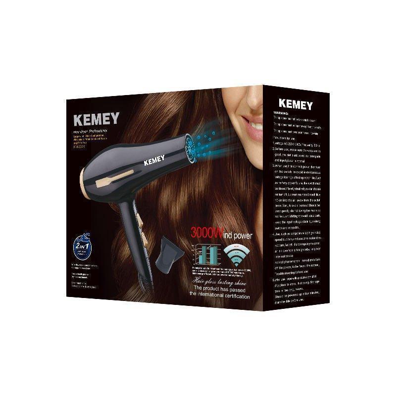 ΠΙΣΤΟΛΑΚΙ ΜΑΛΛΙΩΝ ΕΠΑΓΓΕΛΜΑΤΙΚΟ 3000W KEMEY KM 2376 - vip mix shop