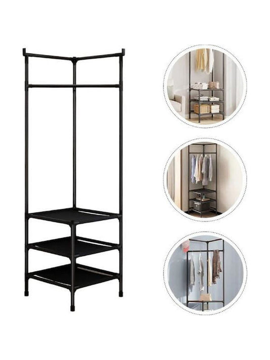 ΕΠΙΠΛΟ ΕΙΣΟΔΟΥ ΜΕ 3 ΡΑΦΙΑ ΓΩΝΙΑΚΗ ΡΑΦΙΕΡΑ 180cm 180cmx45cmx30cm