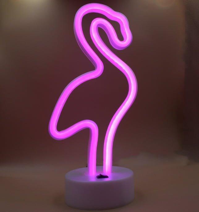 ΦΩΤΙΣΤΙΚΟ ΦΛΑΜΙΝΓΚΟ NEON ΦΩΤΙΣΤΙΚΟ ΛΕΝΤ 29x12x12cm - vip mix shop
