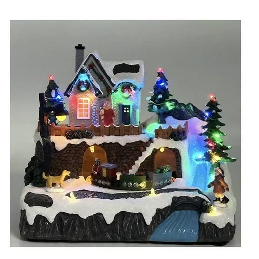 Επιτραπέζιο Χριστουγεννιάτικο Διακοσμητικό με Φωτισμό - vip mix shop