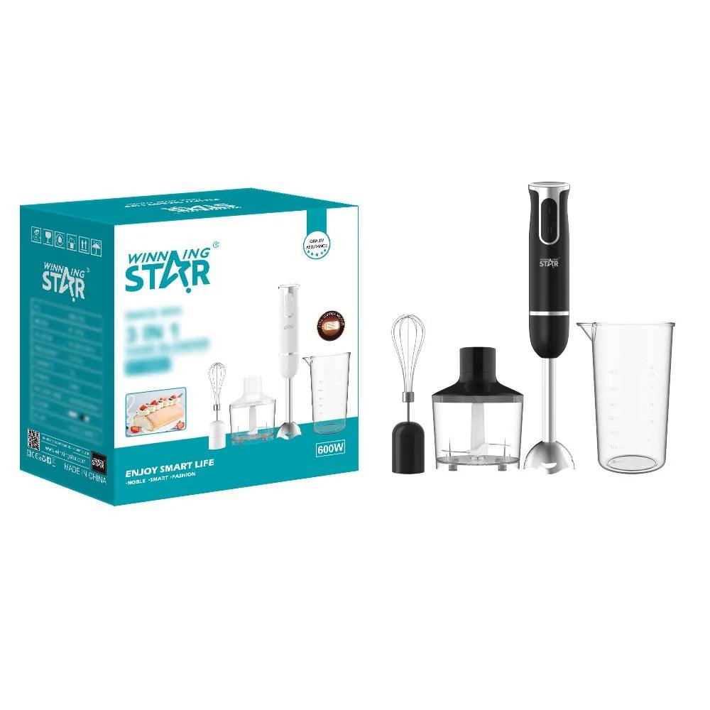 ΜΠΛΕΝΤΕΡ ΧΕΙΡΟΣ 4 ΣΕ 1 600 WATT WINNING STAR - vip mix shop