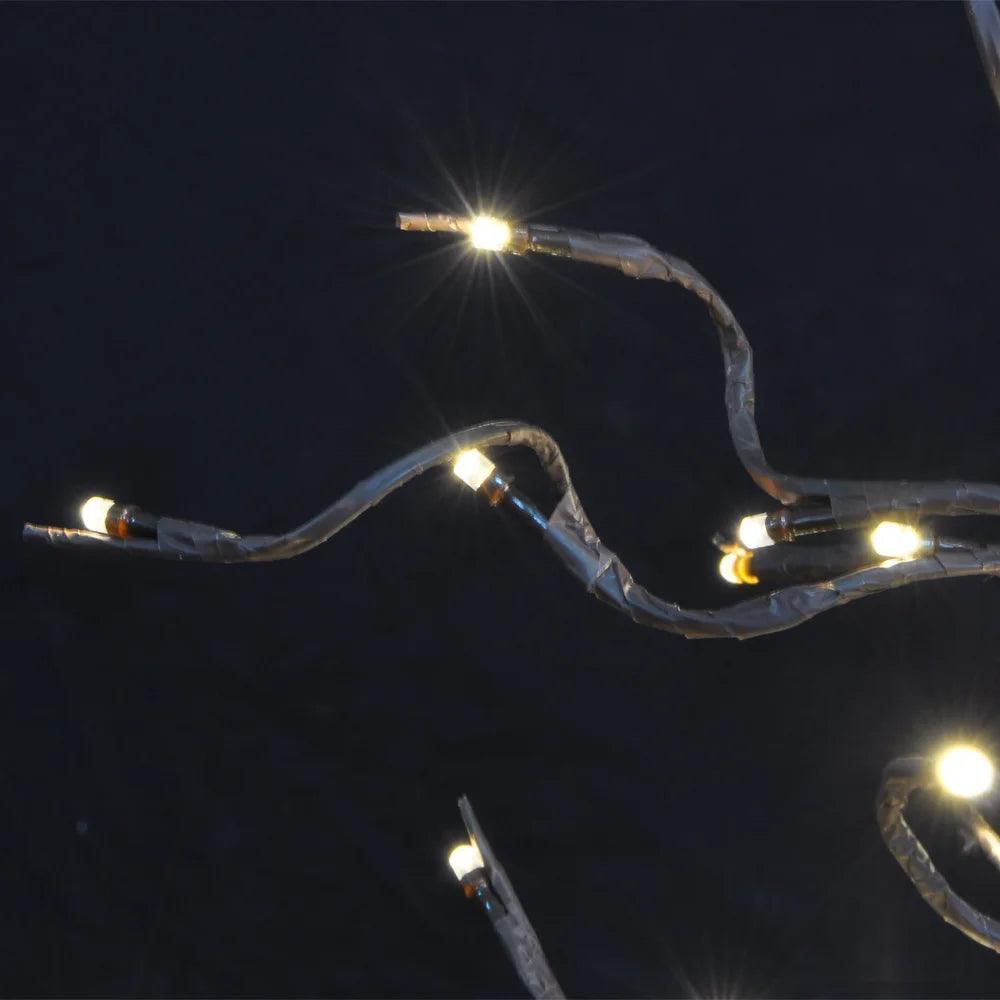 ΔΕΝΤΡΟ ΜΕ ΦΩΤΑΚΙΑ LED ΛΕΥΚΟ 150CM ΜΕ 116 ΘΕΡΜΑ ΛΑΜΠΑΚΙΑ - vip mix shop