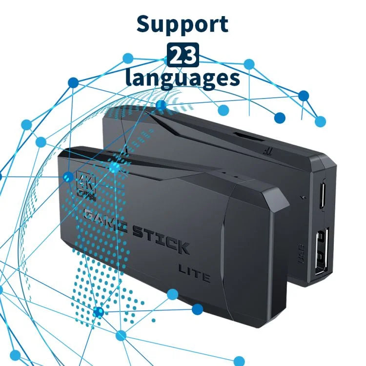 ΚΟΝΣΟΛΑ ΠΑΙΧΝΙΔΙΩΝ GAME STICK 4K ΜΕ 15000+ ΠΑΙΧΝΙΔΙΑ & 2 ΑΣΥΡΜΑΤΑ ΧΕΙΡΙΣΤΗΡΙΑ