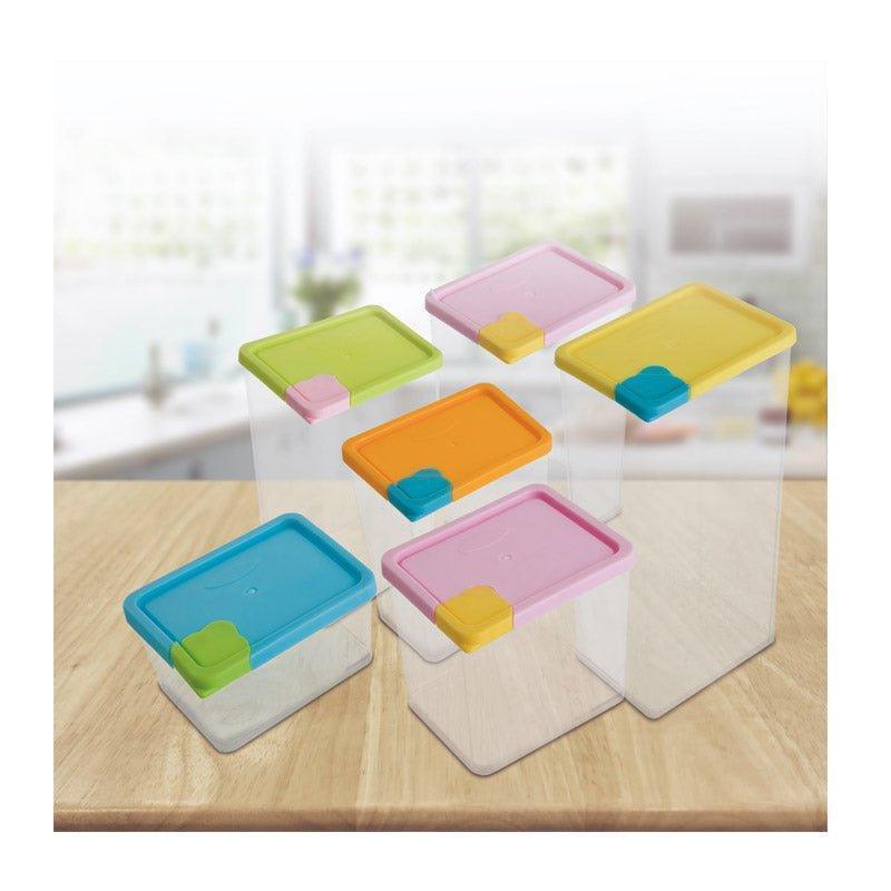 Πλαστικά Δοχεία Φαγητού Σετ 6 τμχ - vip mix shop