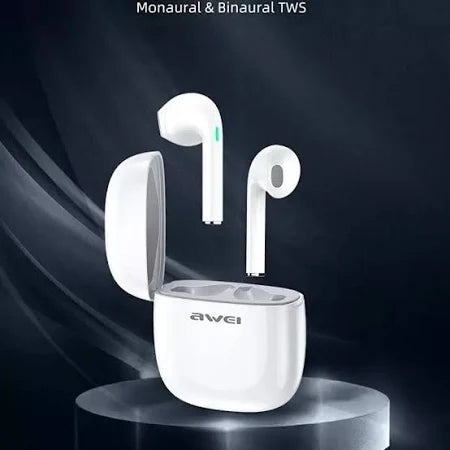 IN-EAR BLUETOOTH HANDSFREE ΑΚΟΥΣΤΙΚΑ ΜΕ ΑΝΤΟΧΗ ΣΤΟΝ ΙΔΡΩΤΑ ΚΑΙ ΘΗΚΗ ΦΟΡΤΙΣΗΣ AWEI T28