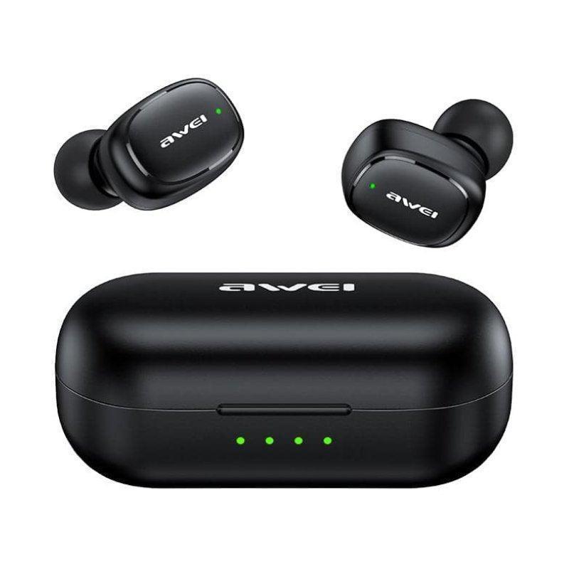 ΑΣΥΡΜΑΤΑ BLUETOOTH ΑΚΟΥΣΤΙΚΑ ΜΕ ΒΑΣΗ ΦΟΡΤΙΣΗΣ AWEI T13 (ΜΑΥΡΟ)- vip mix shop