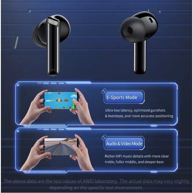 AWEI T52 PRO ΑΚΟΥΣΤΙΚΑ BLUETOOTH IN-EAR ΑΝΘΕΚΤΙΚΑ ΣΤΟ ΝΕΡΟ BLACK/BLUE - vip mix shop