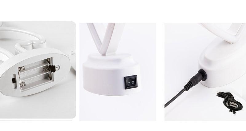 Φωτιστικό Φεγγάρι 45 Neon Γραφείου Με Μπαταρία Neon Led η Usb Ρεύμα - vip mix shop