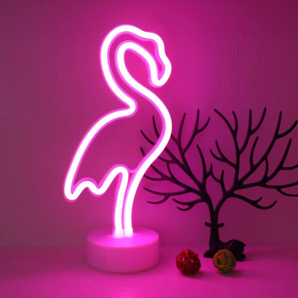 ΦΩΤΙΣΤΙΚΟ ΦΛΑΜΙΝΓΚΟ NEON ΦΩΤΙΣΤΙΚΟ ΛΕΝΤ 29x12x12cm - vip mix shop