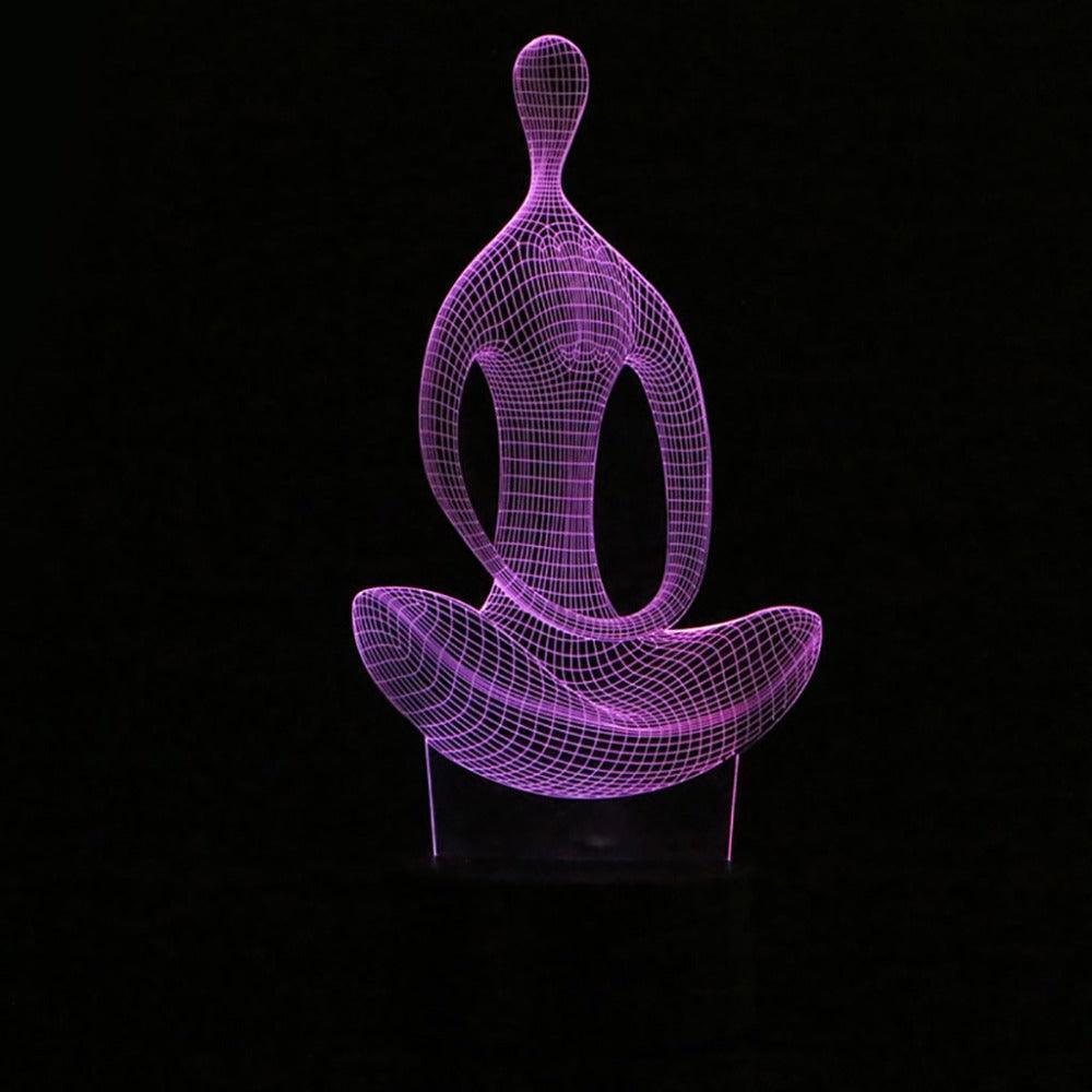 Διακοσμητικό Φωτιστικό 3D LED Ανθρώπινη Φιγούρα - vip mix shop