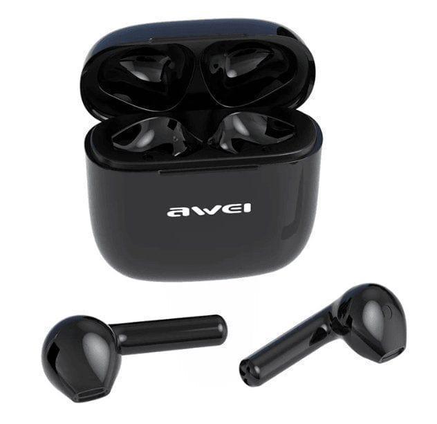 AWEI T26 PRO IN-EAR BLUETOOTH HANDSFREE ΑΚΟΥΣΤΙΚΑ ΜΕ ΘΗΚΗ ΦΟΡΤΙΣΗΣ ΜΑΥΡΑ - vip mix shop