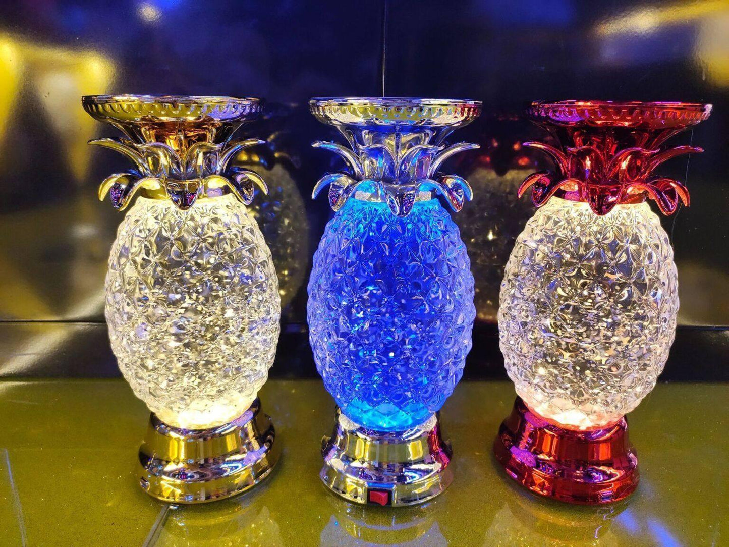 Φωτιζόμενη Βάση Κεριού – pineapple candle stand - vip mix shop