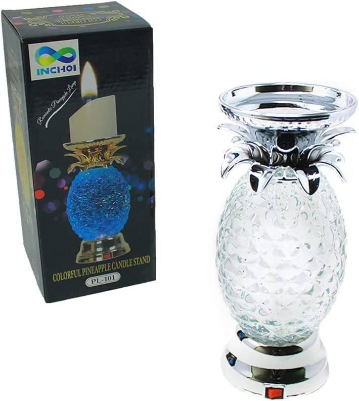 Φωτιζόμενη Βάση Κεριού – pineapple candle stand - vip mix shop