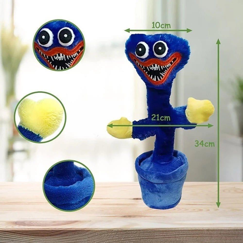 ΛΟΥΤΡΙΝΟ HUGGY WAGGY CACTUS ΠΟΥ ΧΟΡΕΥΕΙ & ΤΡΑΓΟΥΔΑ - 34 CM - (6+ ΕΤΩΝ) - vip mix shop