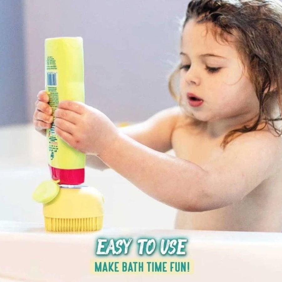 Μαλακή Βούρτσα Μασάζ Σιλικόνης με Θήκη για Σαμπουάν - vip mix shop