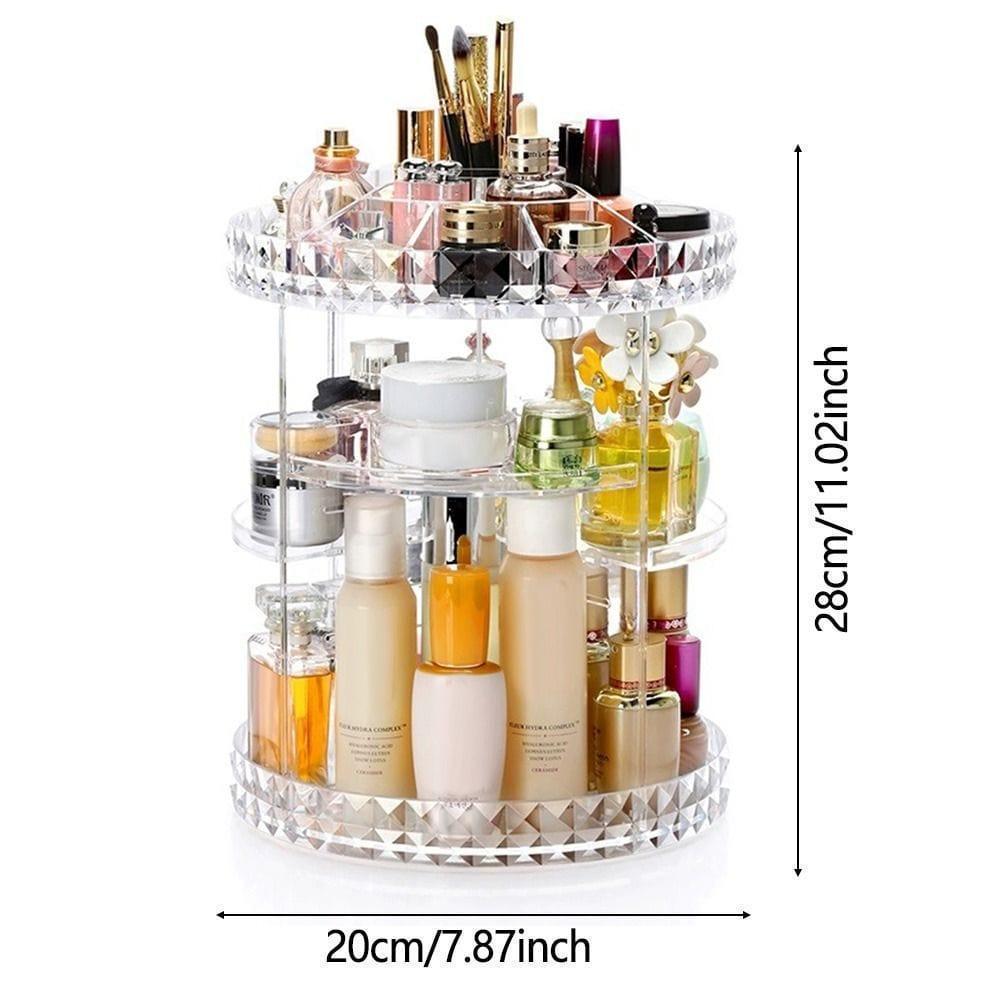 ORGANIZER ΚΑΛΛΥΝΤΙΚΩΝ ΠΕΡΙΣΤΡΕΦΟΜΕΝΗ ΔΙΑΦΑΝΗ 360 ΜΟΙΡΩΝ - vip mix shop