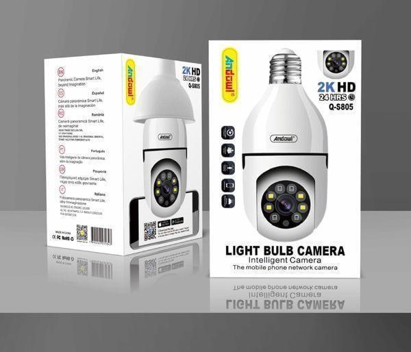 ΠΑΝΟΡΑΜΙΚΗ ΛΑΜΠΑ ΚΑΜΕΡΑ 360 WIFI Andowl Q-S805 - vip mix shop
