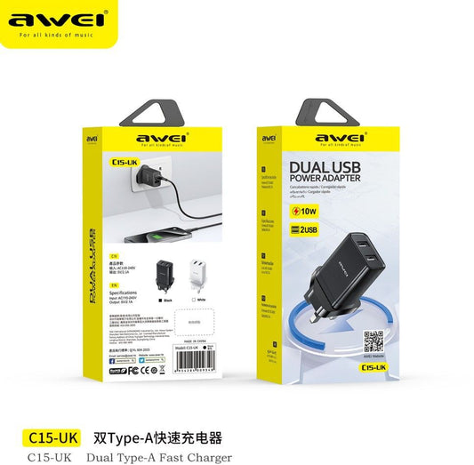 ΦΟΡΤΙΣΤΗΣ ΜΕ ΙΣΧΥ 10W FAST CHARGE AWEI C15 CYPUS