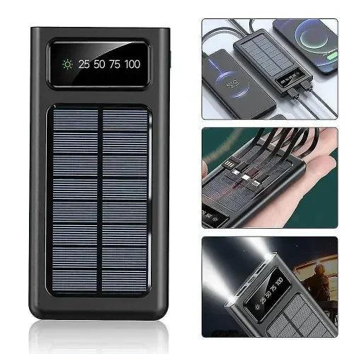 ΗΛΙΑΚΟΣ ΦΟΡΤΙΣΤΗΣ ΚΙΝΙΤΟΥ SOLAR POWER BANK 20000MAH KLGO KP-96 ΜΑΥΡΟ - vip mix shop