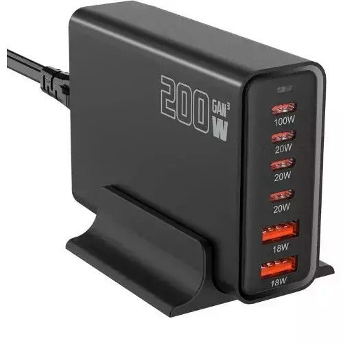 ANDOWL Q-CD787 USB-C GAN ΦΟΡΤΙΣΤΗΣ ΒΑΣΗΣ 200W