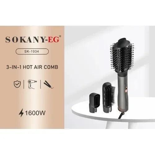 ΒΟΥΡΤΣΑ ΜΑΛΛΙΩΝ ΘΕΡΜΑΙΝΟΜΕΝΗ 1600 WATT SOKANY SK-1934 - vip mix shop