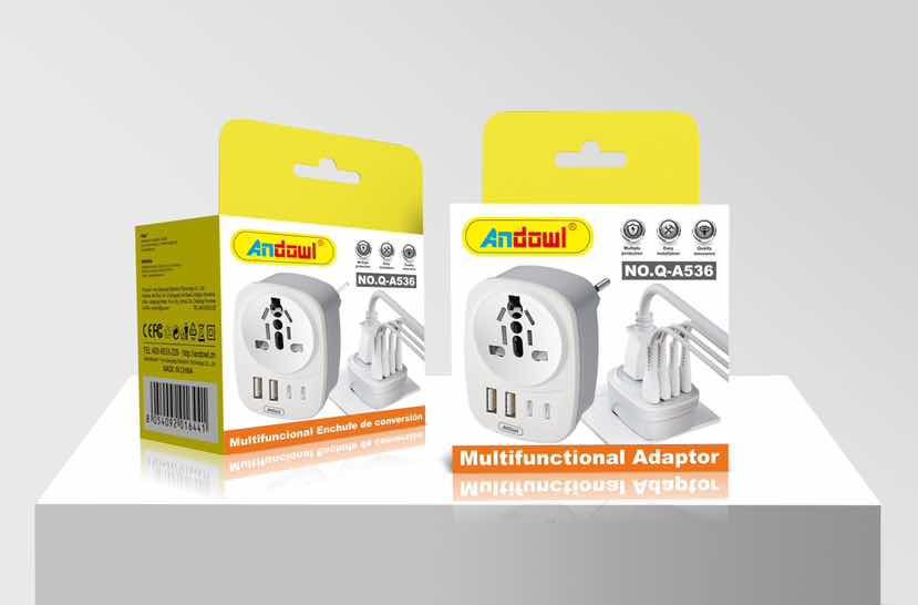 ΑΝΤΑΠΤΟΡΑΣ ΠΡΙΖΑΣ ΜΕ 2 ΘΥΡΕΣ USB