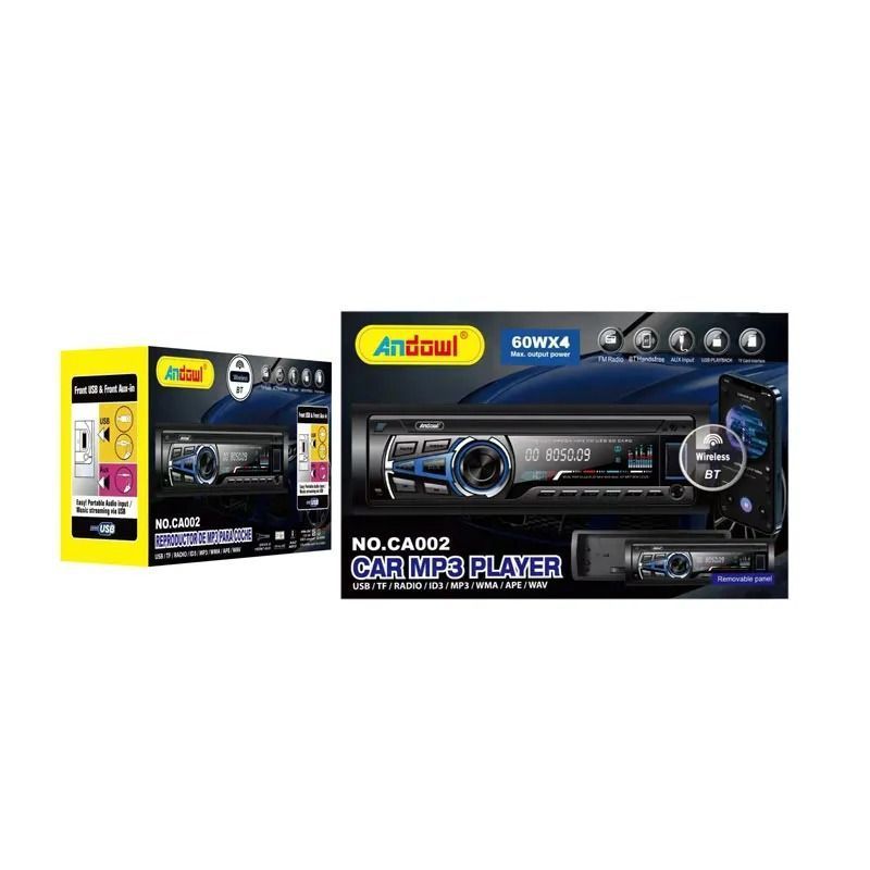 Ηχοσύστημα Αυτοκινήτου 1DIN με USB, SD, AUX & Bluetooth – 4x60W
