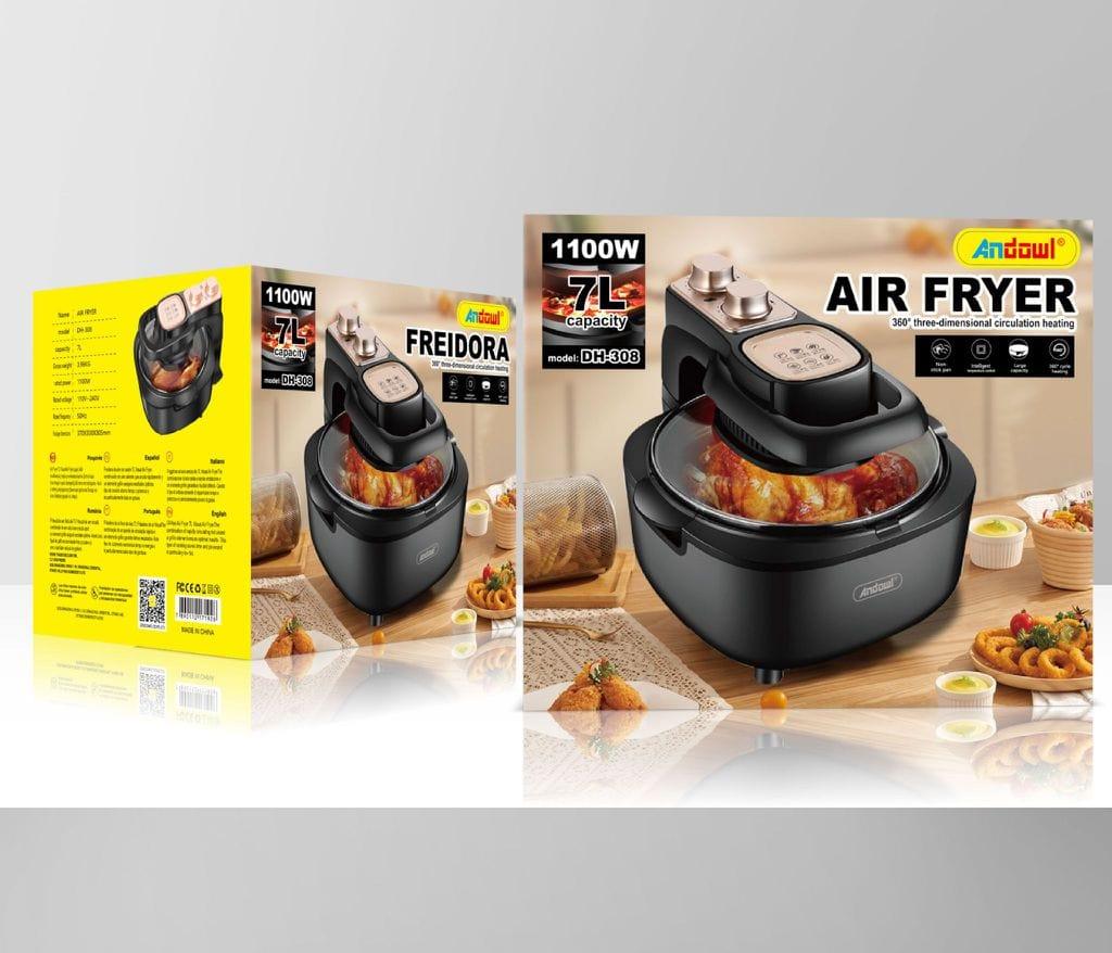 Φριτέζα Air Fryer Αndowl- DH-308 - vip mix shop