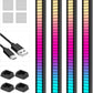 GR66 4 LED RGB ΦΩΤΙΣΤΙΚΕΣ ΜΠΑΡΕΣ ΜΕ ΤΕΧΝΟΛΟΓΙΑ ΗΧΟΥ - ΑΝΤΙΔΡΟΥΝ ΣΤΗ ΜΟΥΣΙΚΗ 