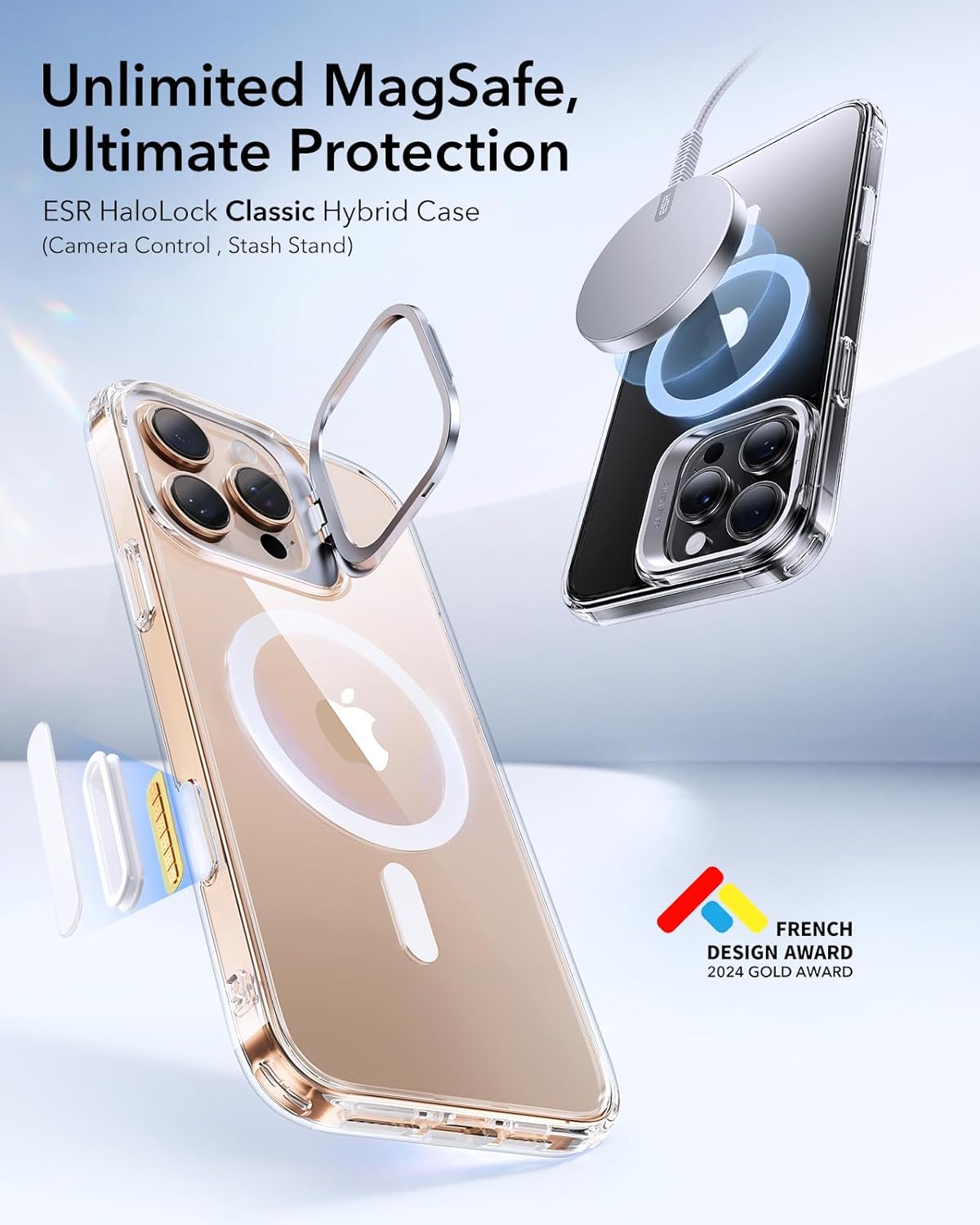 Διαφανής θήκη κινητού 2 σε 1 με ενσωματωμένη βάση στήριξης για iPhone – προστατευτική και πρακτική σχεδίαση ΔΙΑΦΑΝΗ ΘΗΚΗ ΜΕ ΒΑΣΗ ΚΙΝΗΤΟΥ 2 Σ 1 ΓΙΑ IPHONE