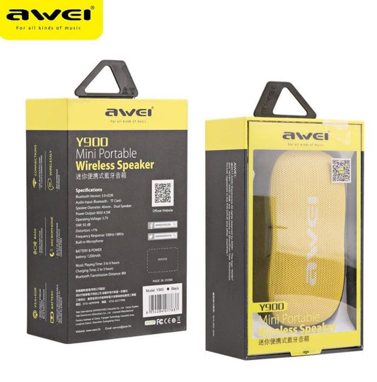 ΗΧΕΙΟ BLUETOOTH AWEI Y900 4.5W ΜΕ ΔΙΑΡΚΕΙΑ ΜΠΑΤΑΡΙΑΣ ΕΩΣ 3 ΩΡΕΣ 