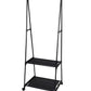 CLOTHES METAL RACK ΜΕΤΑΛΛΙΚΗ ΚΡΕΜΑΣΤΡΑ ΡΟΥΧΩΝ ΤΡΟΧΑΛΗΤΗ 55x42x160cm - vip mix shop