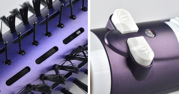 ΗΛΕΚΤΡΙΚΗ ΒΟΥΡΤΣΑ ΜΑΛΛΙΩΝ ΜΕ ΑΕΡΑ ΠΕΡΙΣΤΡΕΦΟΜΕΝΗ KEMEY KM 813 - vip mix shop