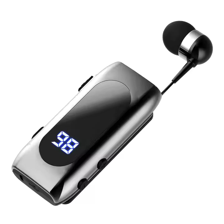 BLUETOOTH HANDSFREE FINEBLUEK 55 IN-EAR ΠΕΤΟΥ ΜΑΥΡΟ