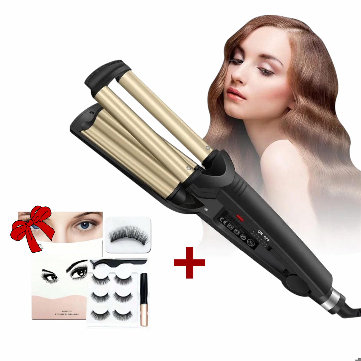 Ψαλίδι για κυματιστά μαλλιά Vang Gold ΗΡΩ-22