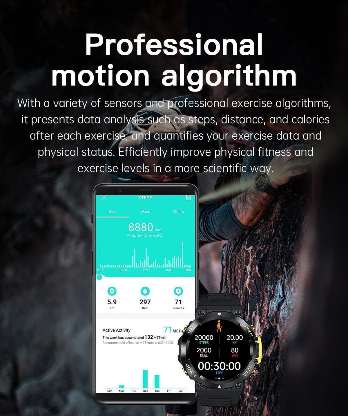 SMARTWATCH ΓΥΜΝΑΣΤΙΚΗΣ AK45 -  vip mix shop