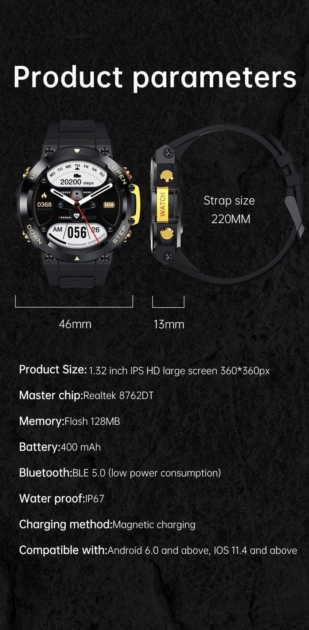 SMARTWATCH ΓΥΜΝΑΣΤΙΚΗΣ AK45 -  vip mix shop