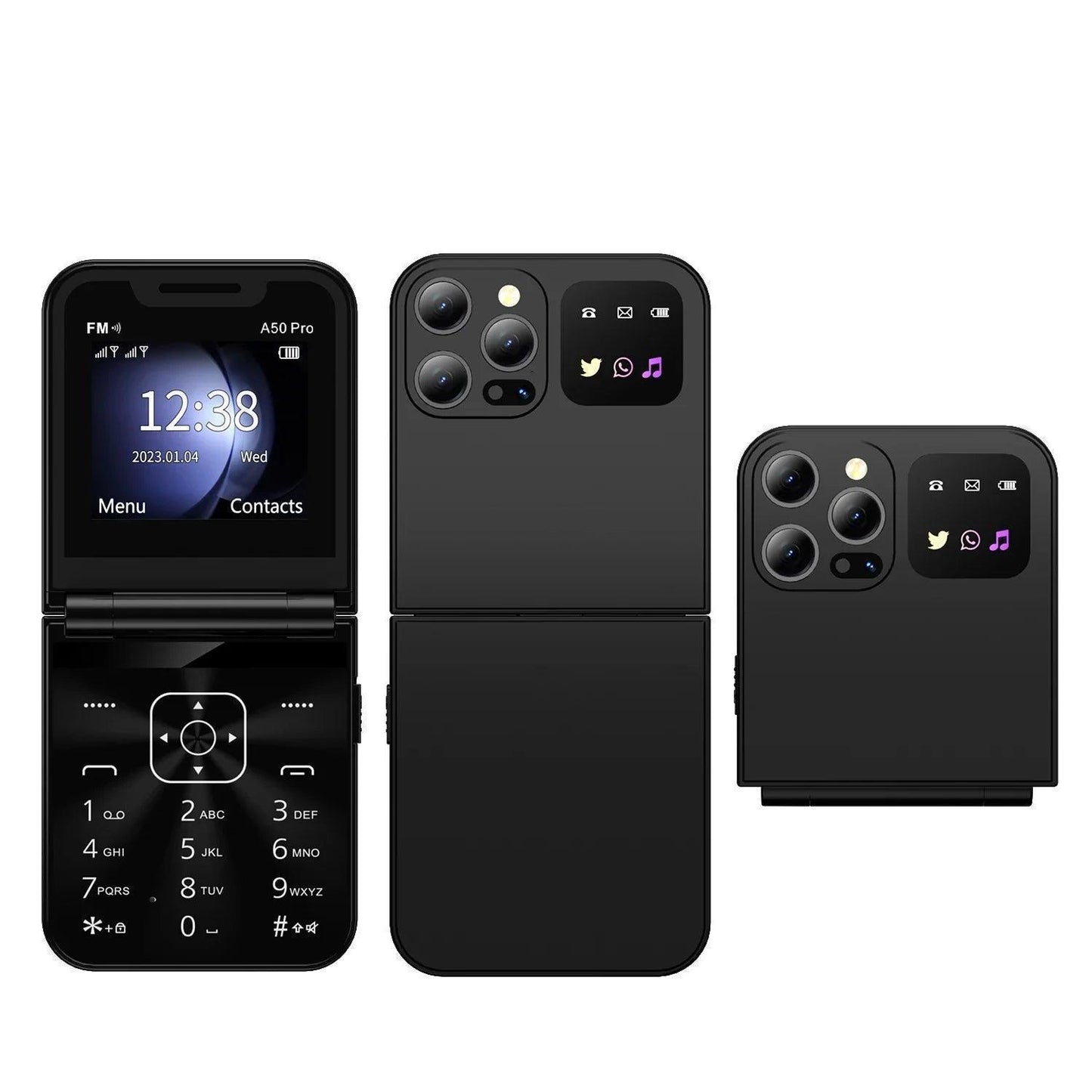 ΠΡΟΣΦΟΡΑ 2 ΚΙΝΗΤΑ ΜΕ ΔΙΠΛΗ ΚΑΡΤΑ SIM i15 Pro - vip mix shop