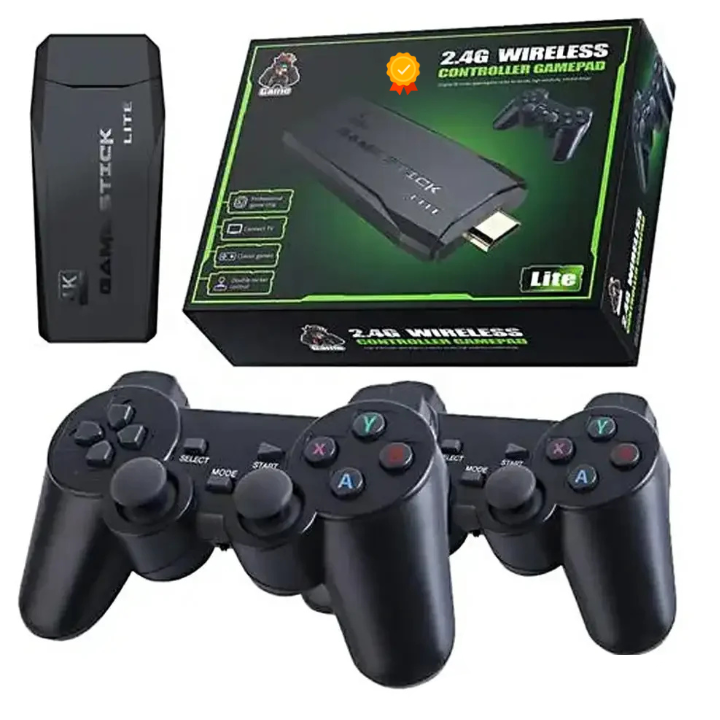 Game Stick 4K με 20000 Ρετρό Παιχνίδια & 2 Ασύρματα Χειριστήρια