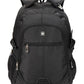 SUISSEWIN AIRFLOW ΑΔΙΑΒΡΟΧΟ ΣΑΚΙΔΙΟ ΠΛΑΤΗΣ 26L ΜΑΥΡΟ ΜΕ ΘΗΚΗ LAPTOP