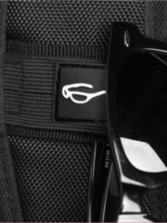 SUISSEWIN AIRFLOW ΑΔΙΑΒΡΟΧΟ ΣΑΚΙΔΙΟ ΠΛΑΤΗΣ 26L ΜΑΥΡΟ ΜΕ ΘΗΚΗ LAPTOP