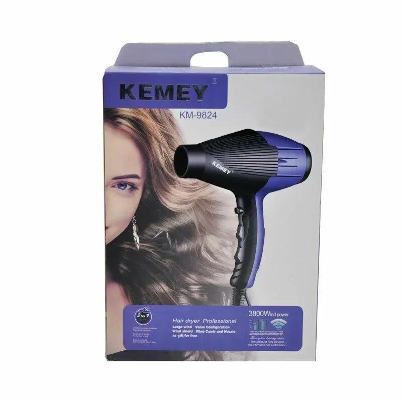 ΠΙΣΤΟΛΑΚΙ ΜΑΛΛΙΩΝ KEMEY 3800 WATT IONIC ΜΕ ΔΥΝΑΤΗ ΡΟΗ ΑΕΡΑ KEMEY KM-9824 - vip mix shop