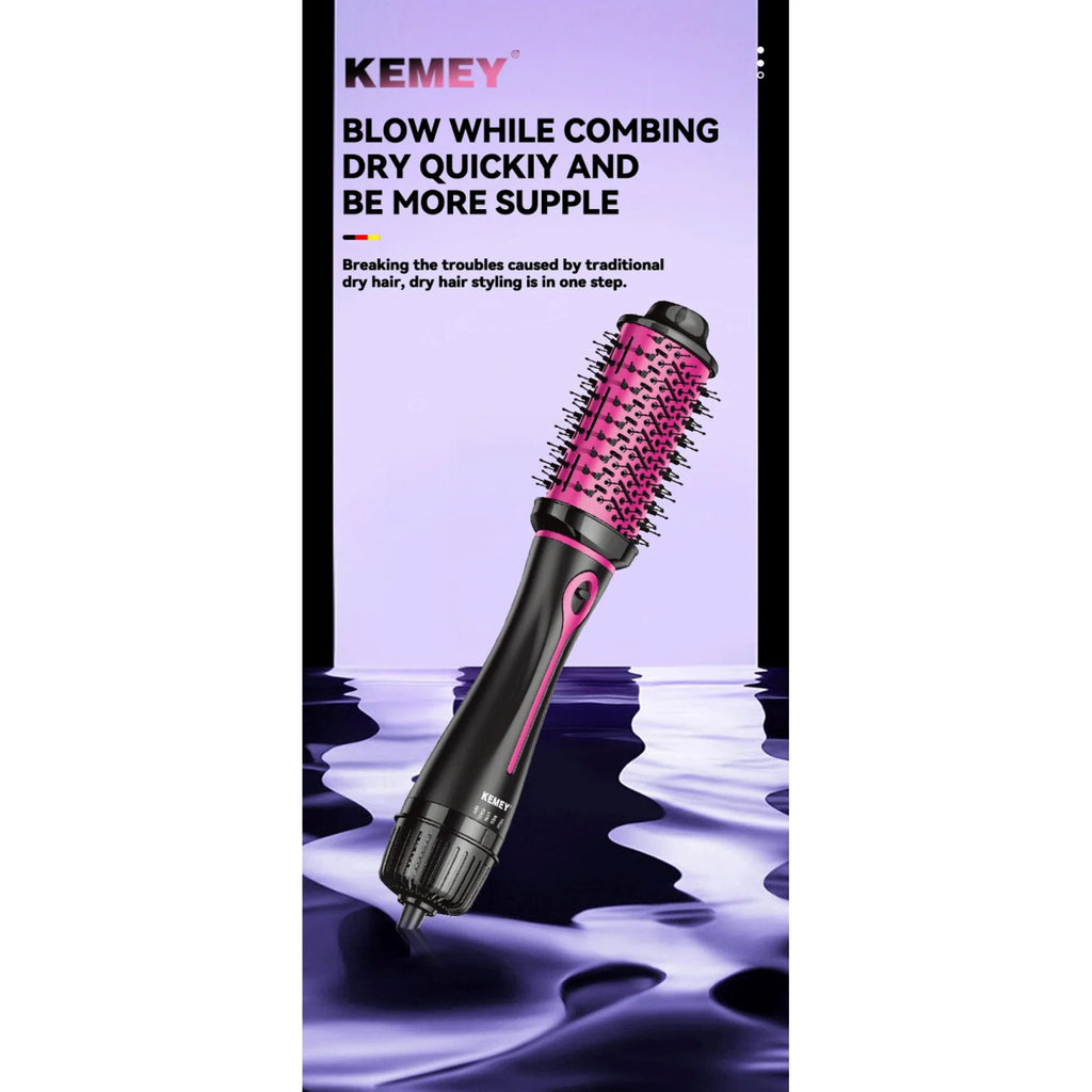HAIR DRYER HOT AIR BRUSH KEMEI KM-8012 4 ΣΕ 1 ΠΙΣΤΟΛΑΚΙ & ΒΟΥΡΤΣΑ ΜΑΛΛΙΩΝ