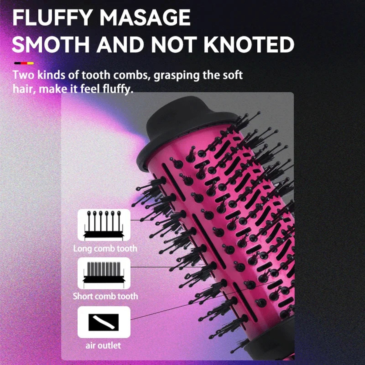 HAIR DRYER HOT AIR BRUSH KEMEI KM-8012 4 ΣΕ 1 ΠΙΣΤΟΛΑΚΙ & ΒΟΥΡΤΣΑ ΜΑΛΛΙΩΝ